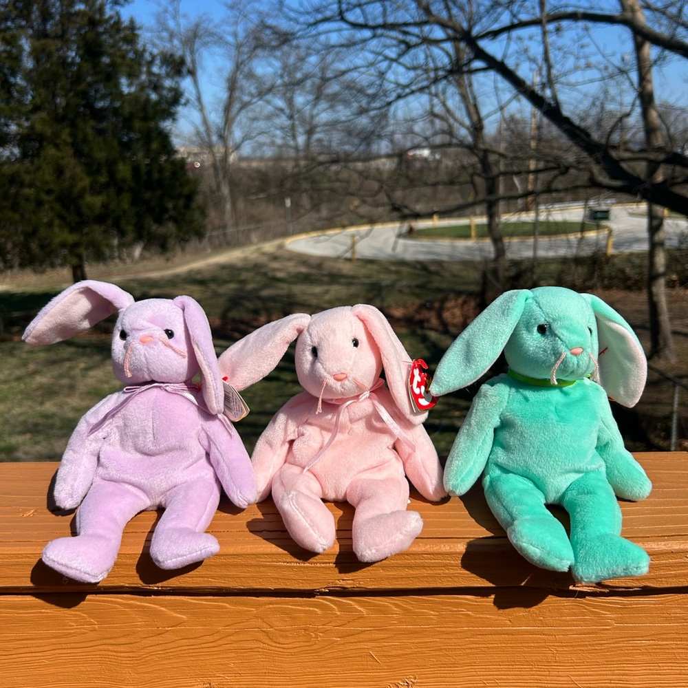 TY BEANIE BABIES HOPPITY, HIPPITY, FLOPPITY